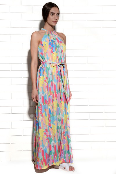 Candy Camouflage Halter Dress